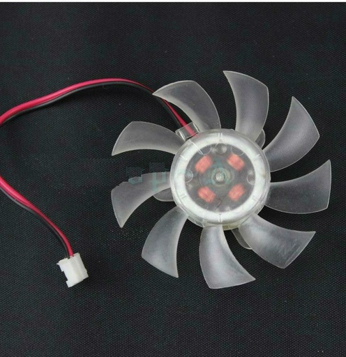 55mm Video Card Silent Fan LED Heatsink DC12V
