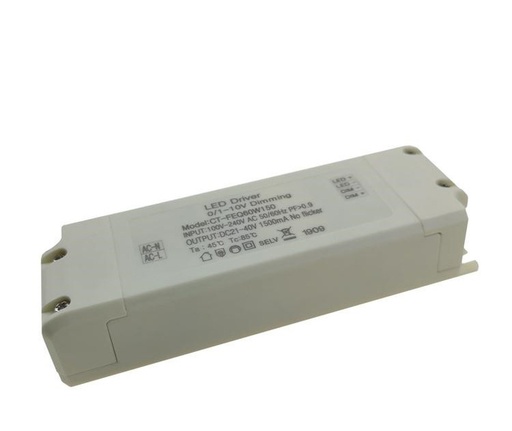 60W 0-10V Dimmable Constant Current Driver