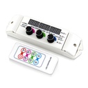 6A/CH*3 Constant Voltage LED IR Remote Rotary RGB Controller for LED Lights