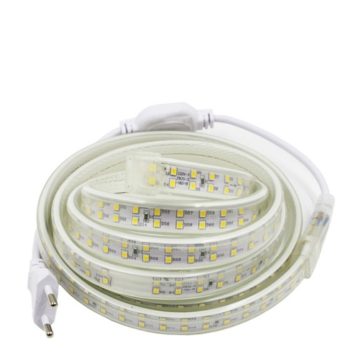 AC 220V 2835 SMD LED Flexible Strip 180LEDs/m Double Row Emitting White/Warm White/Neutral White
