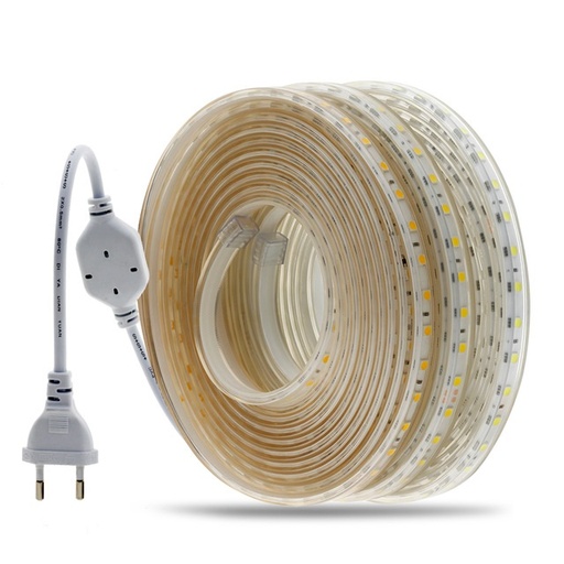 AC220V LED Strip 5050 High Safety High Brightness Flexible LED Light 60 LEDs/m IP67 Waterproof LED Strip Light