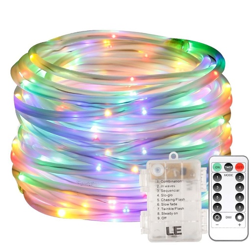 Battery Powered LED Fairy Light String Copper Wire 5/10M 8 Modes