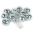 Battery Powered LED Mirror Ball Light String 1.5M/2.2M/3M