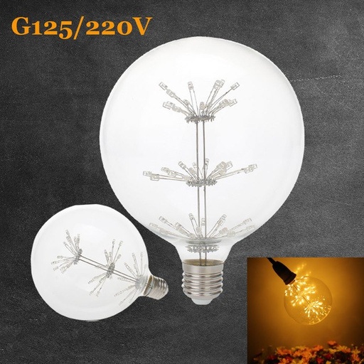 3W E27 G125 LED Edison Bulb AC220V Home Light LED Filament Light Bulb