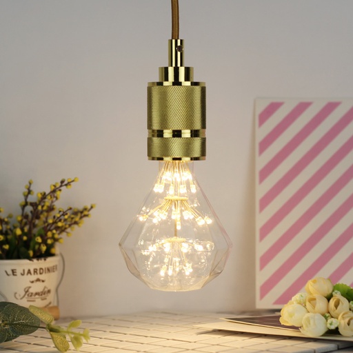 3W E27 ST64 Flat Top Diamond LED Edison Bulb AC85-265V Home Light LED Filament Light Bulb