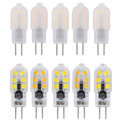 3W G4 2835 SMD LED Halogen Bulb AC220V/AC DC12V Home Light LED Silica Gel Lamp lot(10 pcs)