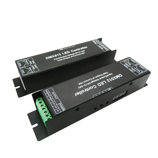 DC12-24V DMX512/1990 Standard RGB/RGBW PWM Dimmable LCD Display Decoder