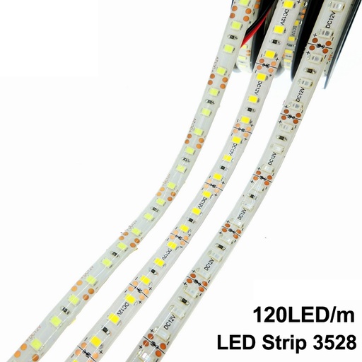 DC 12V 3528 SMD Flexible LED Strip 120LEDs/m Waterproof IP65