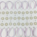 DC12V SMD 5730 LED Module with lens 1.5W Cool White for LED Sign10pcs/lot 