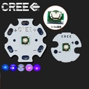 3W CREE XPE High Power LED Emitter Royal Blue 450/465nm With 16-20mm Aluminum PCB