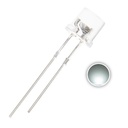 F5 5mm Clear Transparent Flat Top LED Diode Lights Emitting White/Red/Green/Blue/Yellow/Purple/Pink lot(100 pcs)