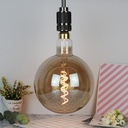 4W E27 G200 Single Spiral LED Edison Bulb 220-240V Home Light LED Filament Light Bulb