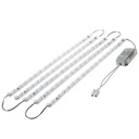 LED Tube Ceiling Light Module Source 32W 40W 50W 2835 LED Bar Lights Ceiling Lamp 220V With Magnet Holder and Driver