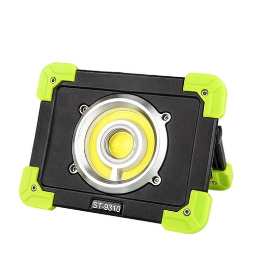 20W Recharge Portable COB LED Floodlight Lithium 18650 Battery Outdoor Working Light