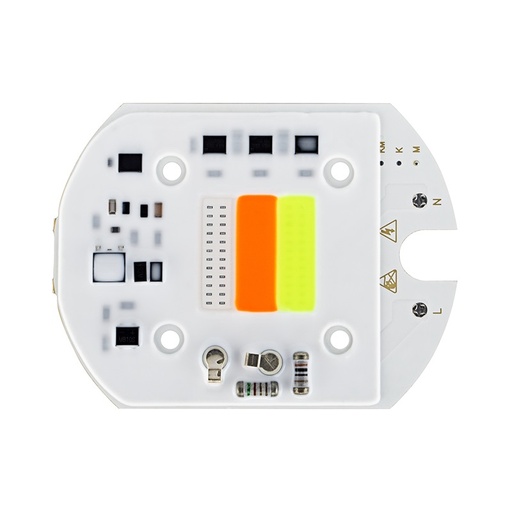 30W Driverless RGB LED Light COB Chip Size 81x62mm Emitting 24x24mm