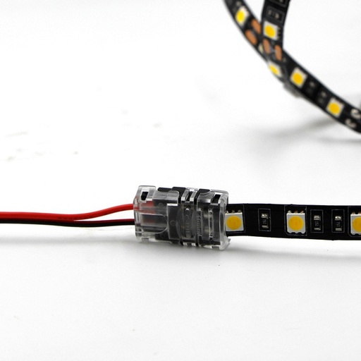 RGB RGBW Wire to Strip Connector Clip Non- Waterproof PCB Adapter for 5050 3528 LED Strip to Wire Use