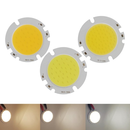 10-30W LED COB Module LED COB Round Panel 60mm PCB 42mm Emitting Area Warm Natural White