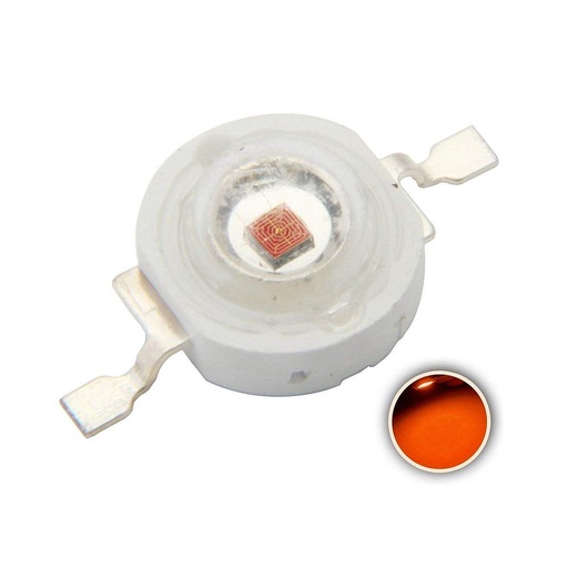 1W/3W High Power LED Color Orange Amber Yellow 590 - 600 -605NM