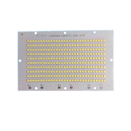 SMD 2835 LED Floodlight PCB Board 50W 100W 150W 200W Aluminum Plate