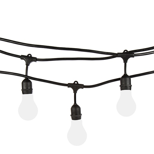 String Lights - 23' - 10 Pendant Socket Commercial Grade Outdoor