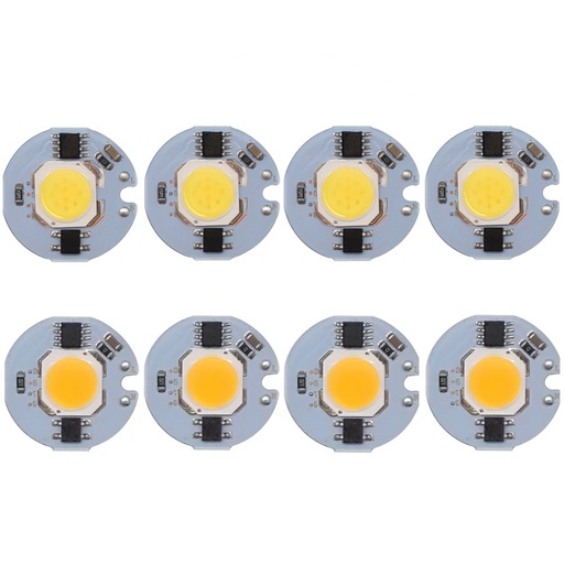 3/5/7/9W 27x27mm Led Cob Chip Diode  Driverless AC 110V/220V Emitting White/Warm White