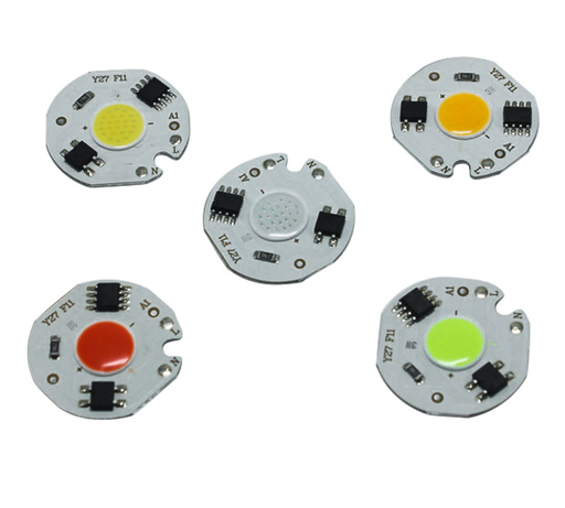 3/5/7/9W 27x27mm Led Cob Chip Diode  Driverless AC 110V/220V Emitting White/Warm White