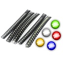 0805 SMD LED Diode Lights Chips Emitting White/Red/Green/Blue/Yellow/Purple/Pink Lot 1K(1000pcs)