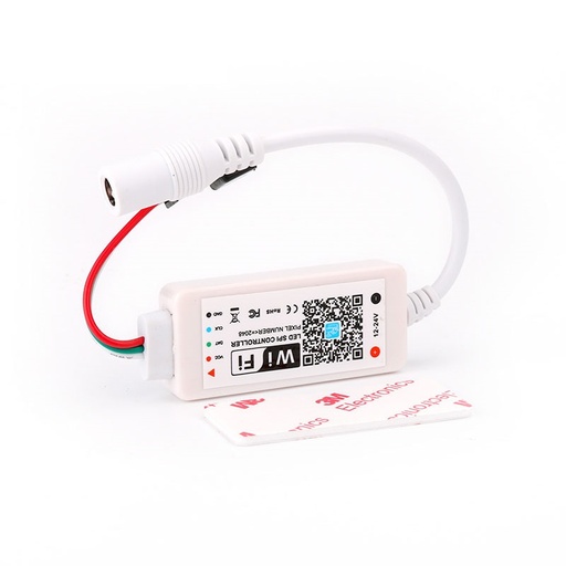 WiFi to SPI LED Addressable Strip Light Controller 3 Pin Connector