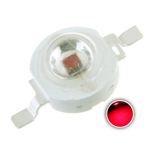 3W High Power LED Emitter (Far) Red 620-625nm 660nm for Plant Grow Light