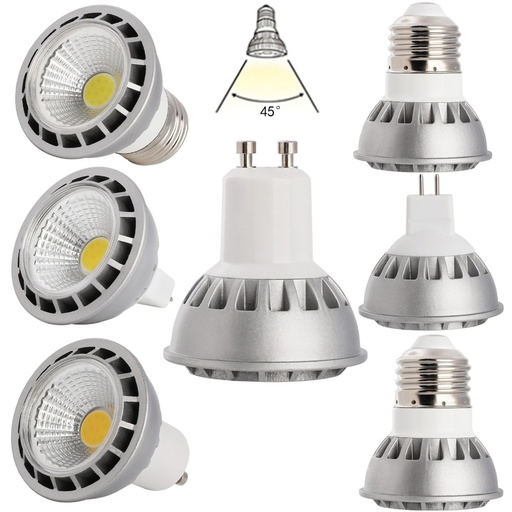 15W E27 GU10 MR16 LED Bulb Lamp AC110V/220V/85-265V DC12V Home Light Aluminum Spotlight