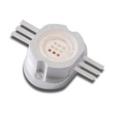 10W /9W RGB LED Emitter, 3W for Each Color Square 6 Pins