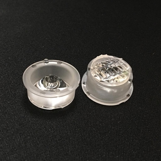 19.7mm LED Lens Flat Water Clear /Flat Honeycomb For CREE XP Series