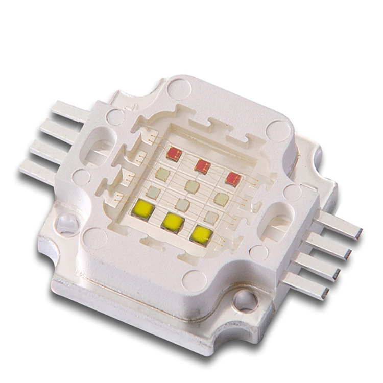 12W RGBW LED Emitter, 3W for each color Square | SatisLED