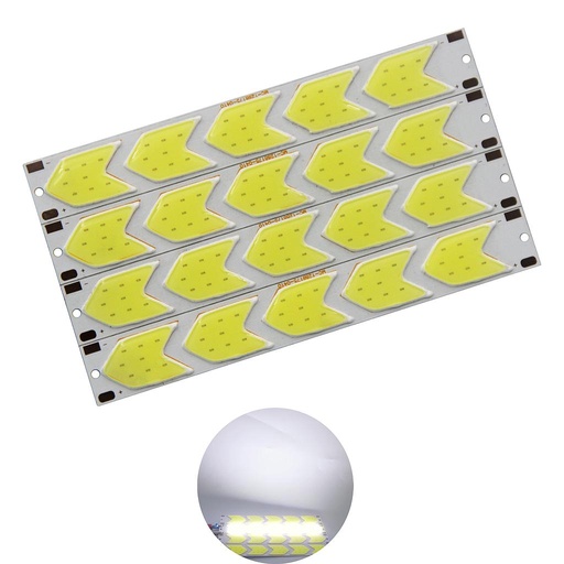 5W LED COB Light Bar Module 129*17.5mm White DC 12V  400mA 