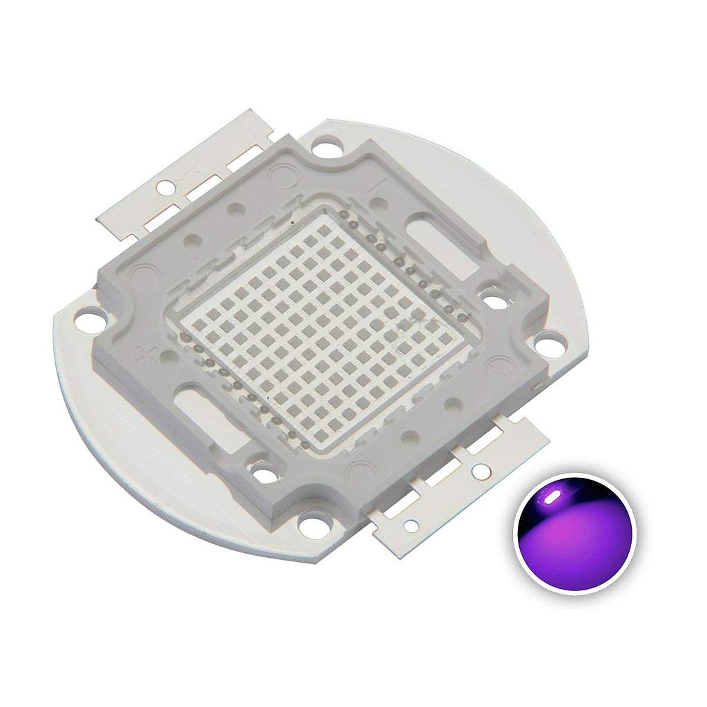 100W High Power LED Emitter UV 365nm/ 370nm/ 380nm/ 390nm/ 400nm/ 410nm ...