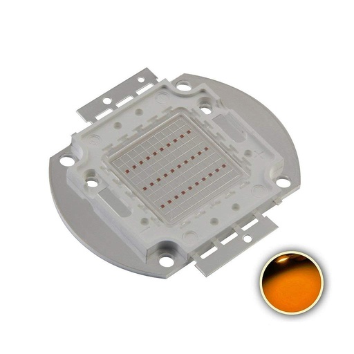 30W High Power LED Emitter Orange/ Amber/ Yellow/ Golden Yellow/ Pink / Full Spectrue