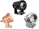 10W DC12V Mini LED Underwater Floodlight with focus Lens