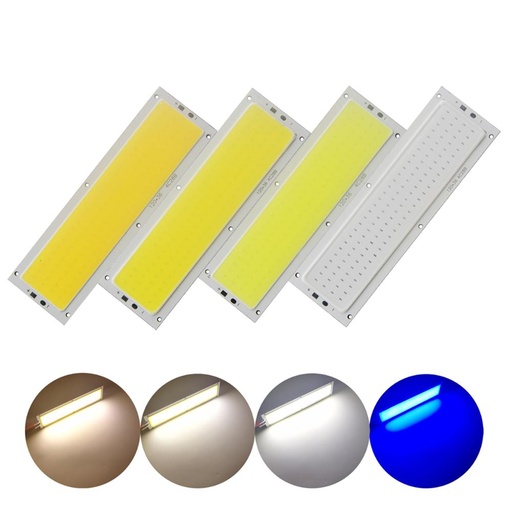 12W LED COB Light Bar Module Natural Warm White Blue DC 12V 120x36mm