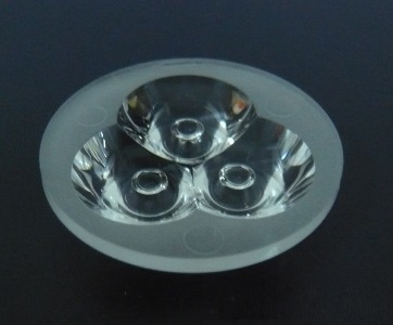 35mm Diameter LED Module Lens 3 LEDs 15° 45° Flat Water Clear/Matte Lens