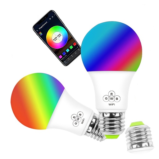 Wireless WiFi Smart LED Bulb E27 E22 RGB Bulb