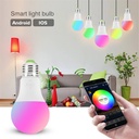 6.5W Wireless WiFi Smart LED Bulb E27 RGBW Bulb Voice Control