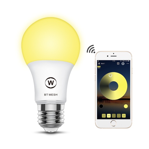 WiFi Smart Light Bulb 6.5W E27 lamp 2700-3500K