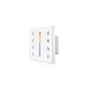 T15-1 AC85-265V 2.4G 4 Zones RGB Color Temperature Touch Panel Controller for LED Lamp