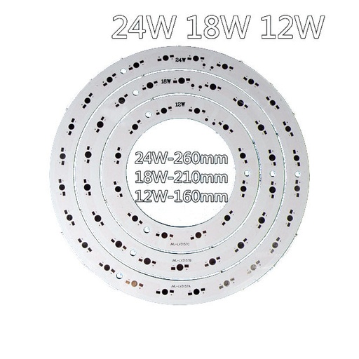 12W/18W/24W LED Aluminum Base Plate PCB Board