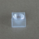 10mm LED Lens Convex Water Clear Lens 60 Degree With Positioning Pin For SMD 5050