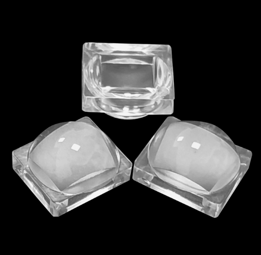 10mm LED Lens Convex Water Clear Lens 60 Degree With Positioning Pin For SMD 5050