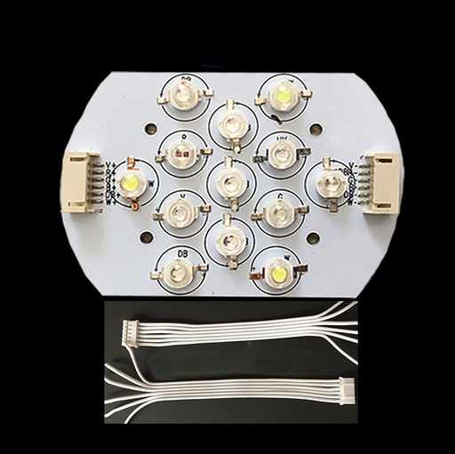 6 Channel Aluminum Plate AI PCB LED for Aquarium Coral Light