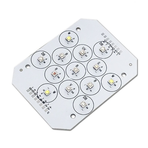 6/7 Channel Aluminum Plate AI PCB LED for Aquarium Coral Light