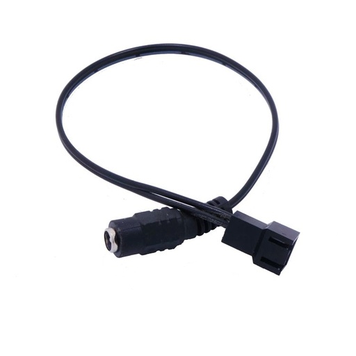 12V DC Adapter 5521 to CPU 3pin fan connector