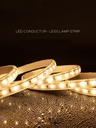 220V 2835 SMD Flexible Rope Light 60/120/180LEDs/m Without Wire Conductors Emitting White/Warm/Neutral White